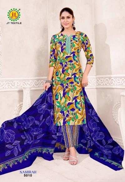 Jt namirah vol-5 cotton dress material wholesale  - wholesale export